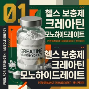 ai thumbnail poster 헬스 보충제 크레아틴 모노하이드레이트 1786973480